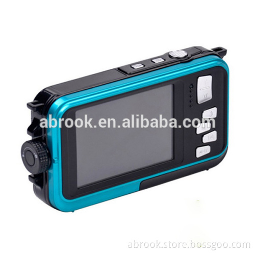 New 24 Megapixels dual screen full hd 1080p action waterproof digital camera